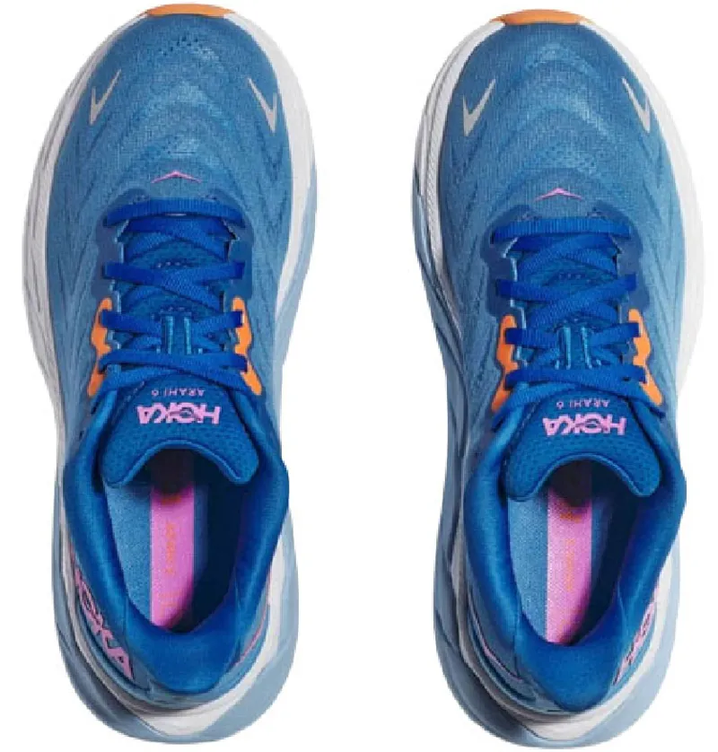 Hoka One One Women's Arahi 6 All Aboard/Costal Sky - WIDE-6